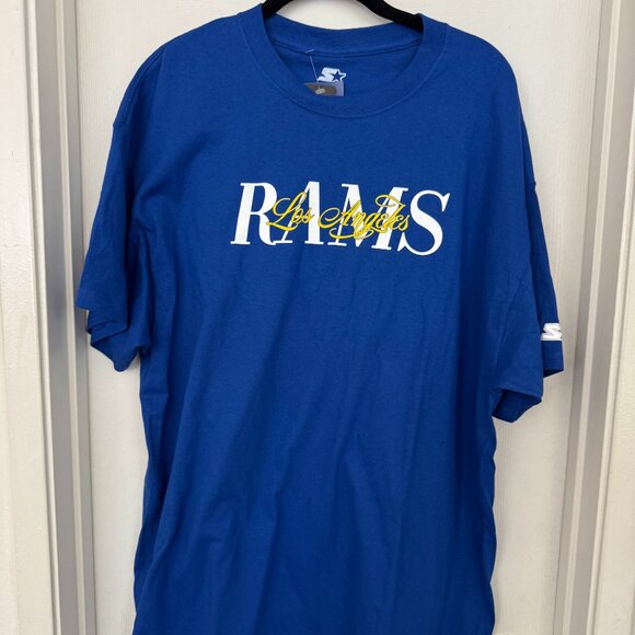 NWT NFL Men's Los Angeles Rams Starter Royal and Sol Collection T-Shirt, XL Blue - Picture 2 of 16